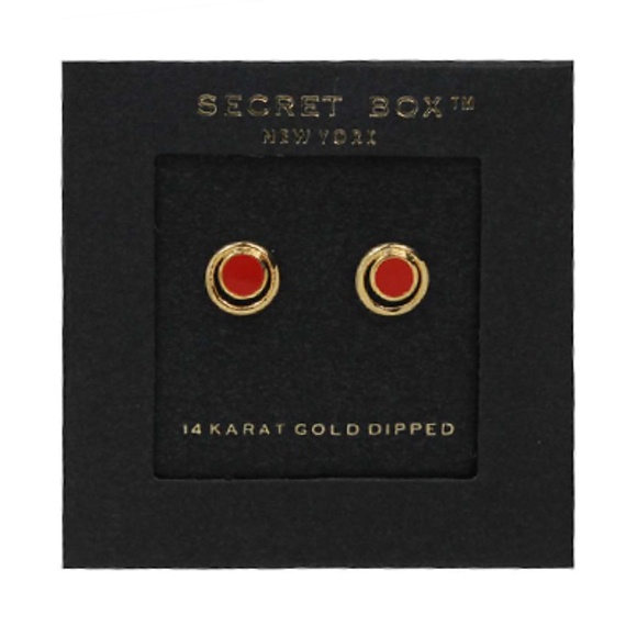 Mini Color Circle Studs - Picture 1 of 1